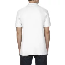 Férfi galléros póló Gildan GI85800 premium Cotton Adult Double piqué polo -M, White