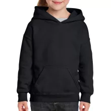 Gyerek kapucnis pulóver Gildan GIB18500 Heavy Blend Youth Hooded Sweatshirt -S, Black