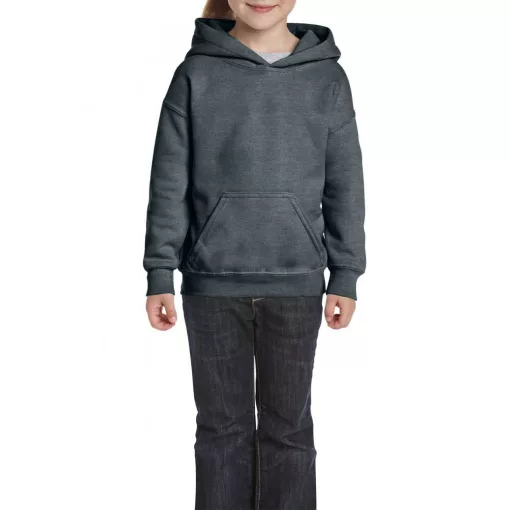 Gyerek kapucnis pulóver Gildan GIB18500 Heavy Blend Youth Hooded Sweatshirt -S, Dark H