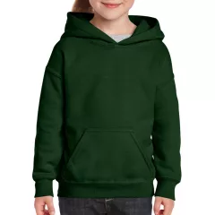 Gyerek kapucnis pulóver Gildan GIB18500 Heavy Blend Youth Hooded Sweatshirt -L, Forest