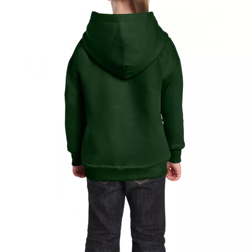 Gyerek kapucnis pulóver Gildan GIB18500 Heavy Blend Youth Hooded Sweatshirt -S, Forest