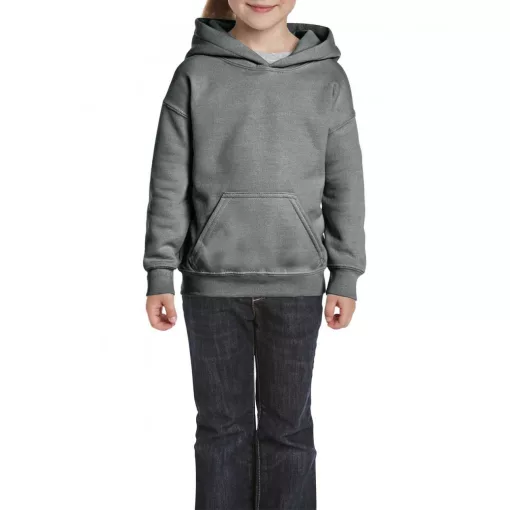 Gyerek kapucnis pulóver Gildan GIB18500 Heavy Blend Youth Hooded Sweatshirt -XS, Graph