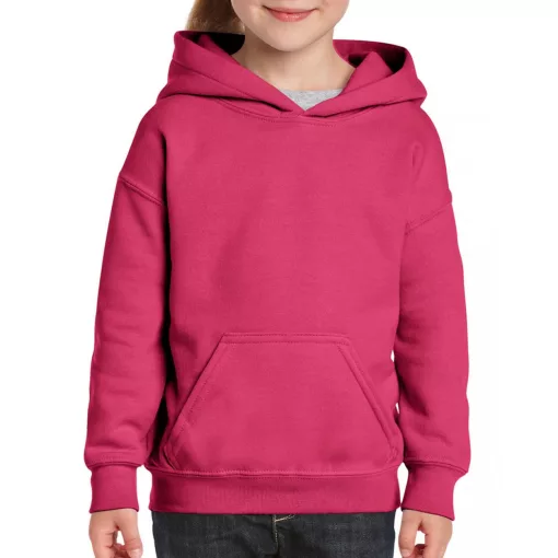 Gyerek kapucnis pulóver Gildan GIB18500 Heavy Blend Youth Hooded Sweatshirt -L, Helico