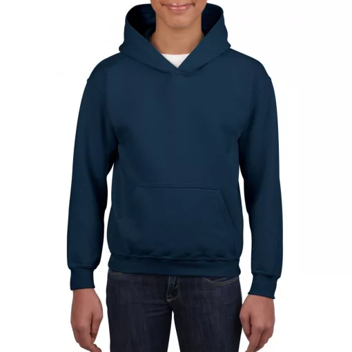 Gyerek kapucnis pulóver Gildan GIB18500 Heavy Blend Youth Hooded Sweatshirt -XS, Navy