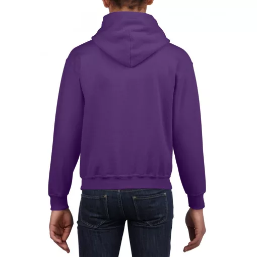 Gyerek kapucnis pulóver Gildan GIB18500 Heavy Blend Youth Hooded Sweatshirt -M, Purple