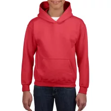 Gyerek kapucnis pulóver Gildan GIB18500 Heavy Blend Youth Hooded Sweatshirt -M, Red