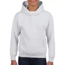 Gyerek kapucnis pulóver Gildan GIB18500 Heavy Blend Youth Hooded Sweatshirt -S, White