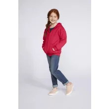 Gyerek kapucnis pulóver Gildan GIB18600 Heavy Blend Youth Full Zip Hooded Sweatshirt -