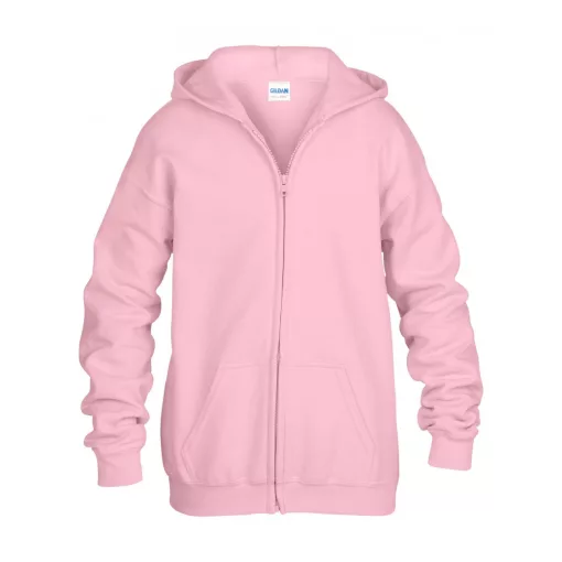 Gyerek kapucnis pulóver Gildan GIB18600 Heavy Blend Youth Full Zip Hooded Sweatshirt -