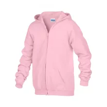 Gyerek kapucnis pulóver Gildan GIB18600 Heavy Blend Youth Full Zip Hooded Sweatshirt -