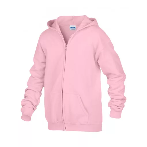Gyerek kapucnis pulóver Gildan GIB18600 Heavy Blend Youth Full Zip Hooded Sweatshirt -