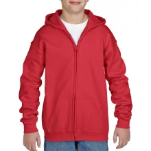 Gyerek kapucnis pulóver Gildan GIB18600 Heavy Blend Youth Full Zip Hooded Sweatshirt -