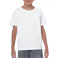 Gyerek póló Gildan GIB5000 Heavy Cotton Youth T-Shirt -M, White