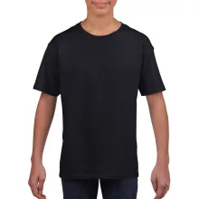 Gyerek póló Gildan GIB64000 Softstyle Youth T-Shirt -M, Black