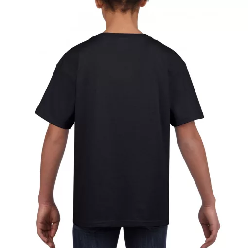 Gyerek póló Gildan GIB64000 Softstyle Youth T-Shirt -M, Black