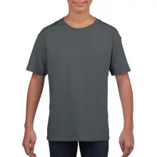 Gyerek póló Gildan GIB64000 Softstyle Youth T-Shirt -M, Charcoal