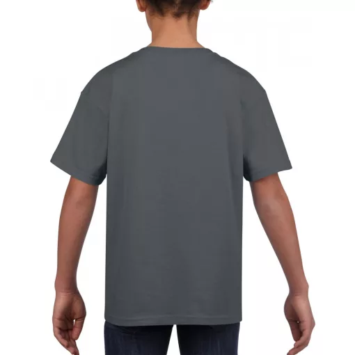 Gyerek póló Gildan GIB64000 Softstyle Youth T-Shirt -M, Charcoal