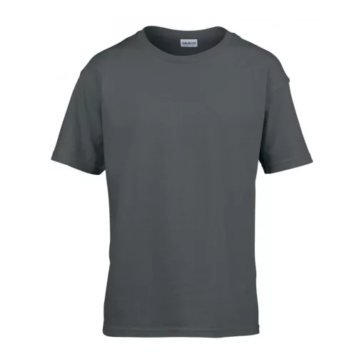Gyerek póló Gildan GIB64000 Softstyle Youth T-Shirt -M, Charcoal