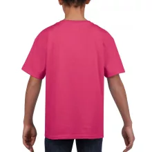 Gyerek póló Gildan GIB64000 Softstyle Youth T-Shirt -M, Heliconia