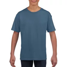 Gyerek póló Gildan GIB64000 Softstyle Youth T-Shirt -M, Indigo Blue