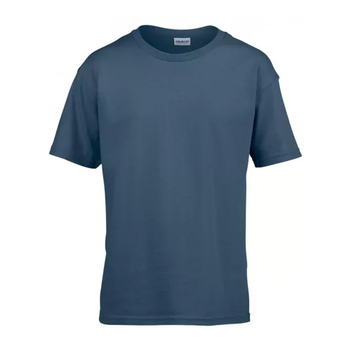 Gyerek póló Gildan GIB64000 Softstyle Youth T-Shirt -M, Indigo Blue