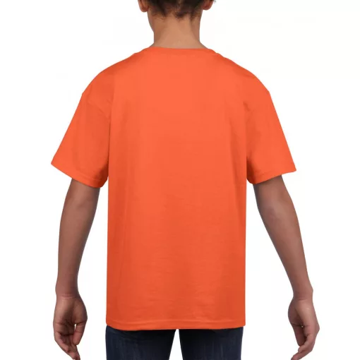 Gyerek póló Gildan GIB64000 Softstyle Youth T-Shirt -M, Orange