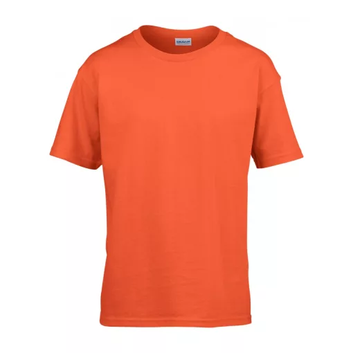 Gyerek póló Gildan GIB64000 Softstyle Youth T-Shirt -M, Orange