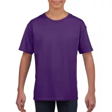 Gyerek póló Gildan GIB64000 Softstyle Youth T-Shirt -M, Purple