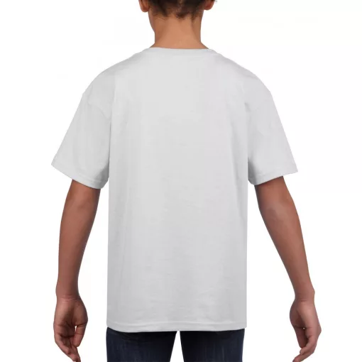 Gyerek póló Gildan GIB64000 Softstyle Youth T-Shirt -M, White