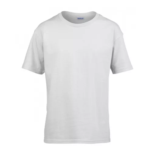 Gyerek póló Gildan GIB64000 Softstyle Youth T-Shirt -M, White