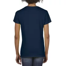 Női póló Gildan GIL4100V premium Cottonv-nyakú póló -S, Navy