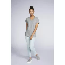 Női póló Gildan GIL4100V premium Cottonv-nyakú póló -XL, Red