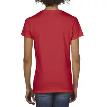 Női póló Gildan GIL4100V premium Cottonv-nyakú póló -XL, Red
