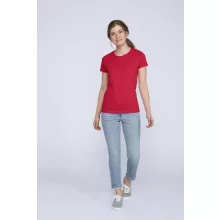 Női póló Gildan GIL4100 premium Cotton póló -S, Black