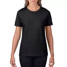 Női póló Gildan GIL4100 premium Cotton póló -S, Black