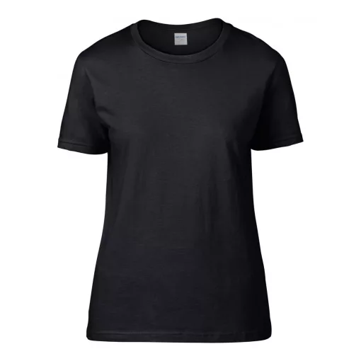 Női póló Gildan GIL4100 premium Cotton póló -S, Black