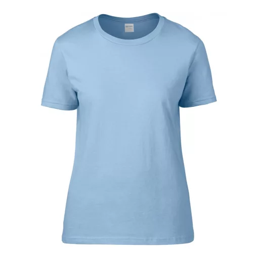 Női póló Gildan GIL4100 premium Cotton póló -L, Light Blue