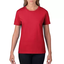 Női póló Gildan GIL4100 premium Cotton póló -S, Red