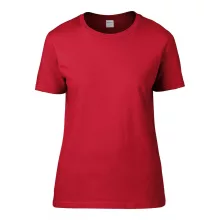 Női póló Gildan GIL4100 premium Cotton póló -S, Red