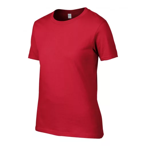 Női póló Gildan GIL4100 premium Cotton póló -S, Red