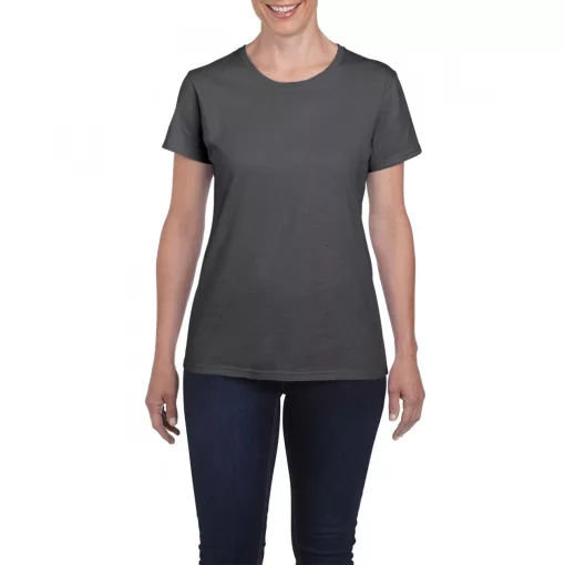 Női póló Gildan GIL5000 Heavy Cotton póló -L, Dark Heather