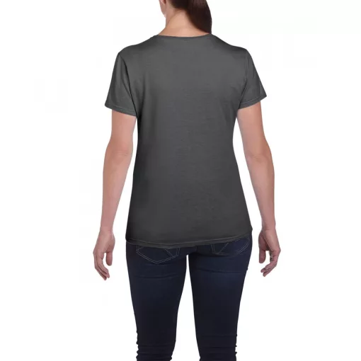Női póló Gildan GIL5000 Heavy Cotton póló -L, Dark Heather
