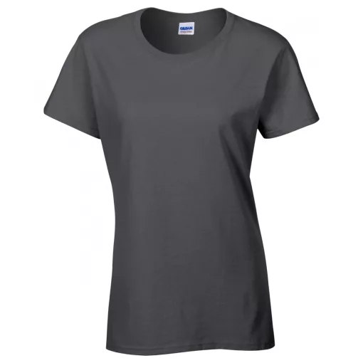 Női póló Gildan GIL5000 Heavy Cotton póló -L, Dark Heather