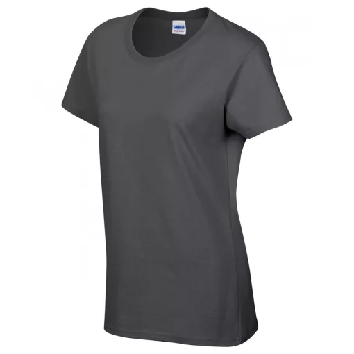 Női póló Gildan GIL5000 Heavy Cotton póló -L, Dark Heather
