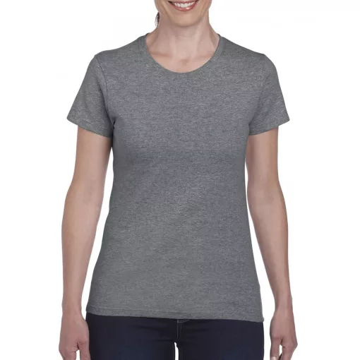 Női póló Gildan GIL5000 Heavy Cotton póló -L, Graphite Heather