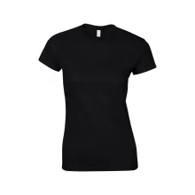 Női póló Gildan GIL64000 Softstyle -L, Black