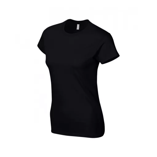 Női póló Gildan GIL64000 Softstyle -M, Black