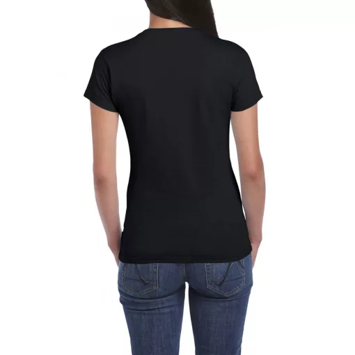 Női póló Gildan GIL64000 Softstyle -S, Black