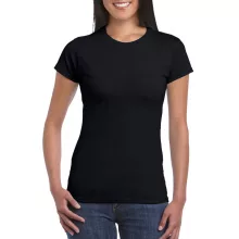Női póló Gildan GIL64000 Softstyle -XL, Black