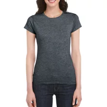 Női póló Gildan GIL64000 Softstyle -2XL, Dark Heather